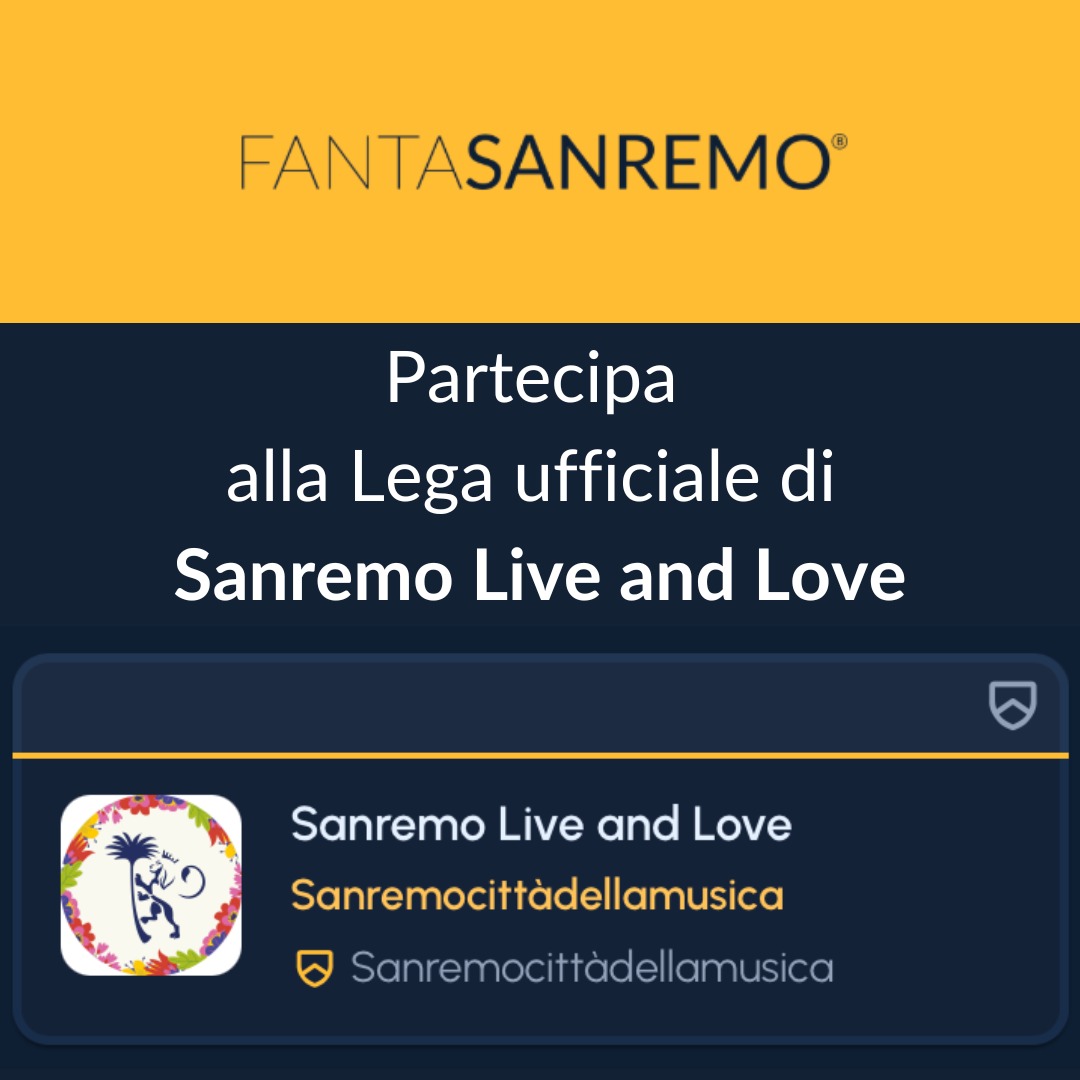 Sanremo 2025: Anche la città di Sanremo scende in campo con la sua squadra del FantaSanremo!