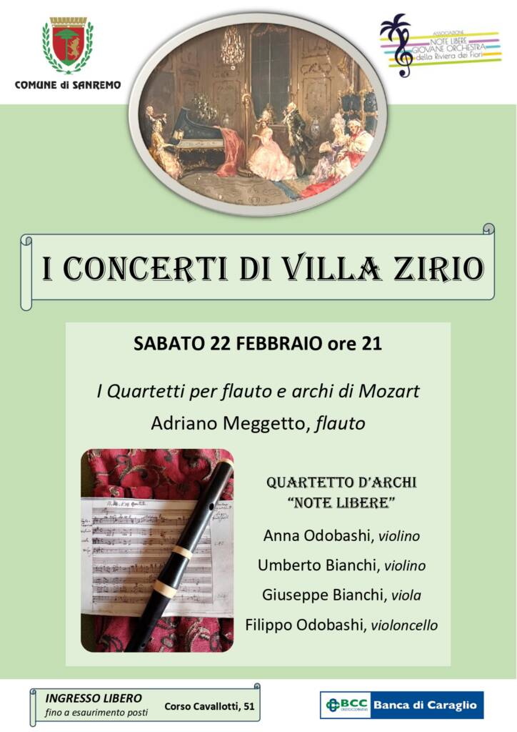 I concerti di Villa Zirio